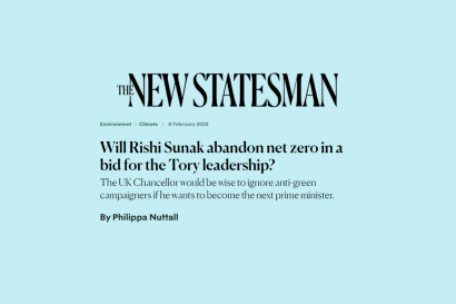 Will Rishi Sunak abandon net zero in a bid for the Tory leadership?