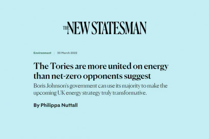 The Tories are more united on energy than net-zero opponents suggest